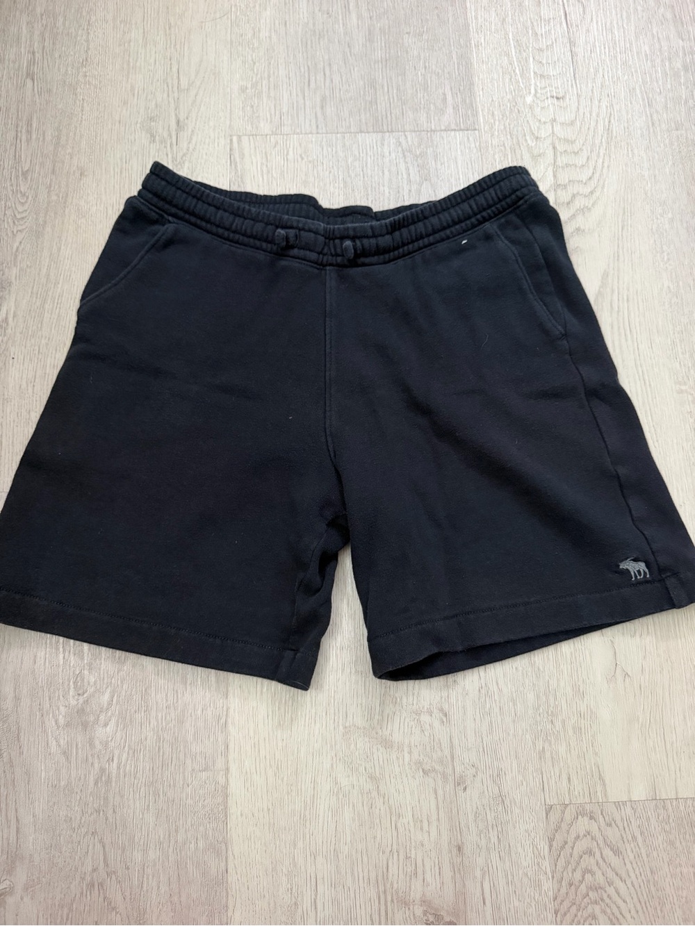 Boys Black Casual Knit Shorts